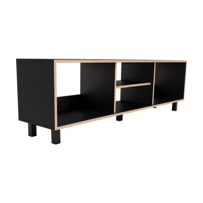 Imagen 2 del producto Rack TV 70"" Con 5 Repisas Negro 47.5x160x35 cm
