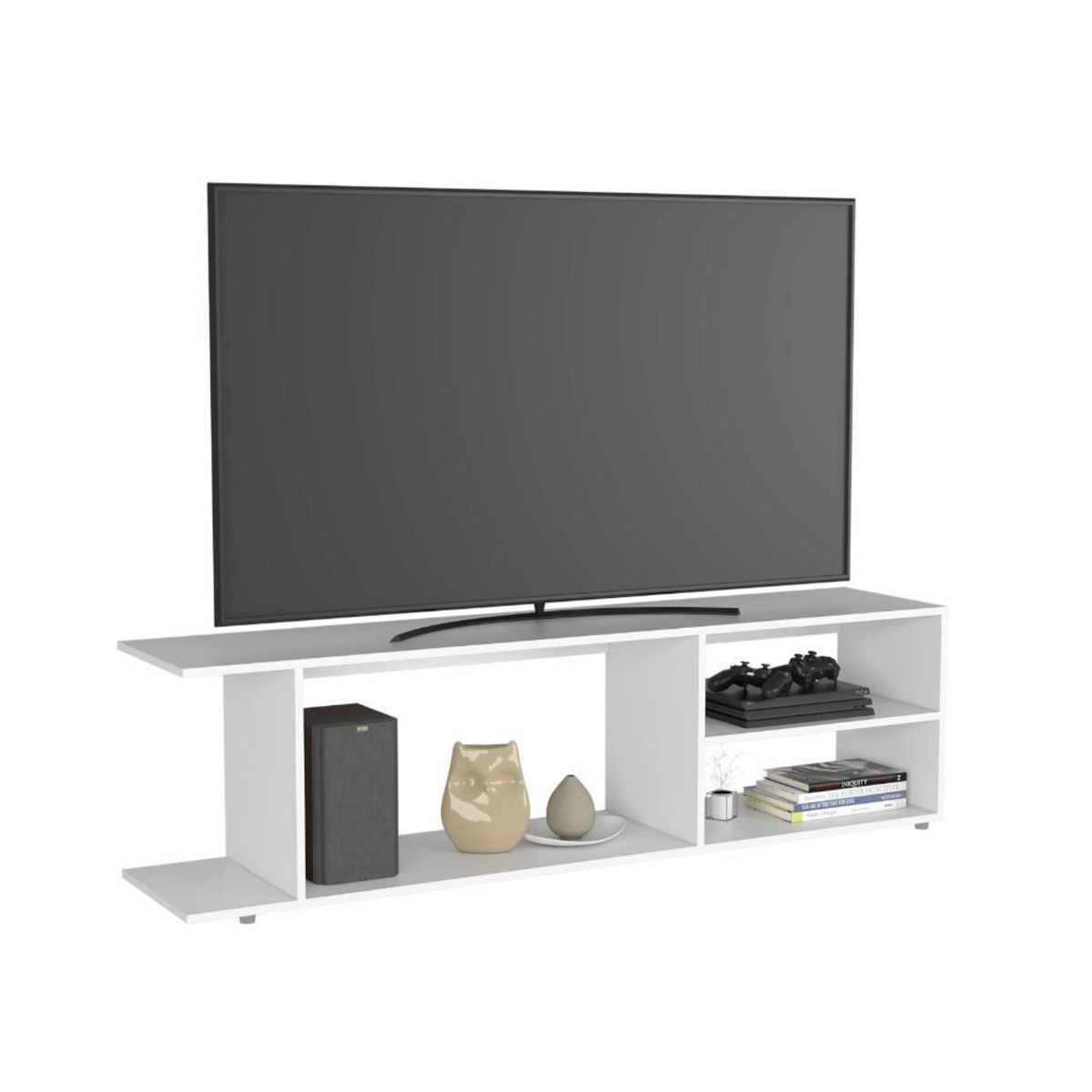 TUHOME - Rack TV 70 Goodwood Blanco