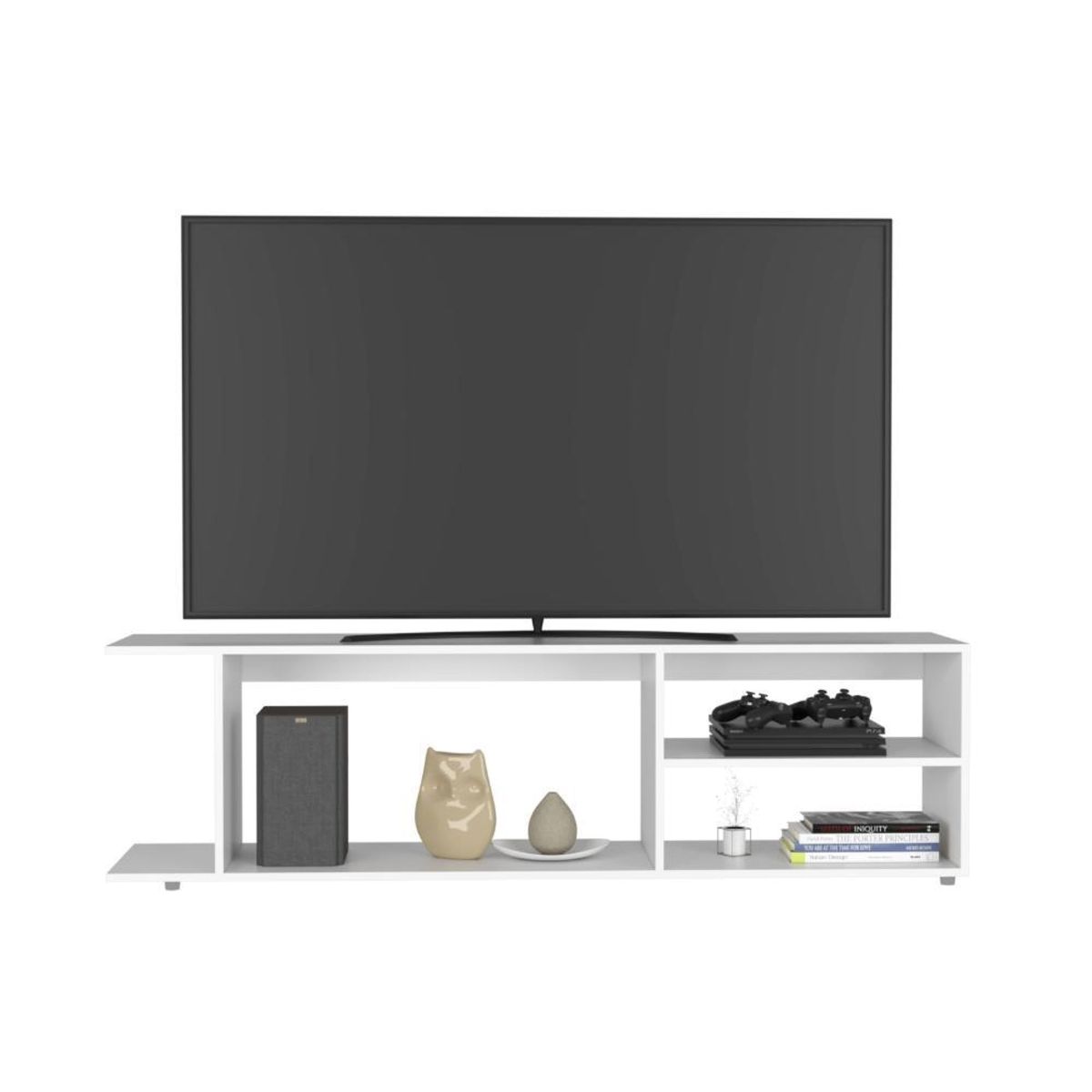 TUHOME - Rack TV 70 Goodwood Blanco