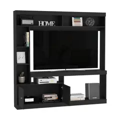 TUHOME - Centro De Entretenimiento TV 55 Classic Color 2 Puertas Wengue