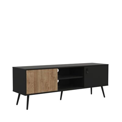 Imagen 2 del producto Rack TV 59"" Con 2 Puertas 2 Repisas Fm-022N Negro