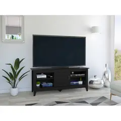 TUHOME - Rack TV 65 Essential 1 Puerta Wengue 615X1475X405 Cm..