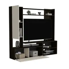 TUHOME - Estante TV 70 Nolic 2 Puertas 167X1786X365 Cm Capri Y Nogal