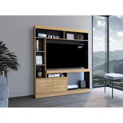 TUHOME - Estante TV 65 Dante Fresno Y Wengue 1806X180X303 Cm