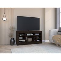 Rack TV50 Romazino Café Oscuro 2 Puertas