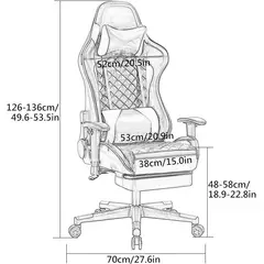 GENERICO - Funda para silla Gamer protector silla