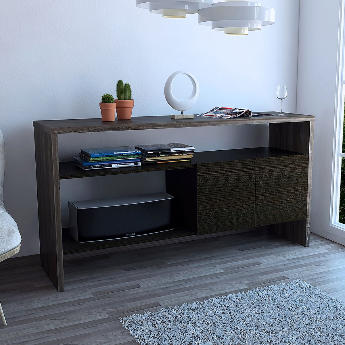 TUHOME - Arrimo 1 Puerta Fm-003C Café Oscuro