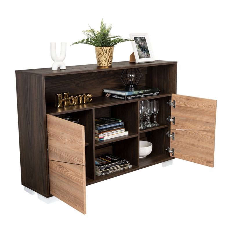 TUHOME - Arrimo Fraktal Cafe Y Miel 4 Puertas 82x120x326 Cm