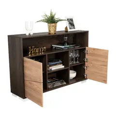 TUHOME - Arrimo Fraktal Cafe Y Miel 4 Puertas 82x120x326 Cm