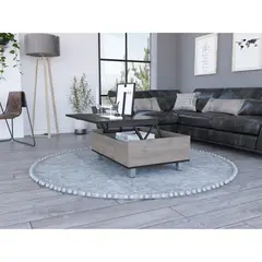 TUHOME - Mesa Funcional 5G Ceniza Y Wengue 433x80x545 Cm