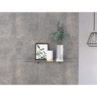 Repisa Rectangular De Baño En Vidrio 7x15x40 Cm