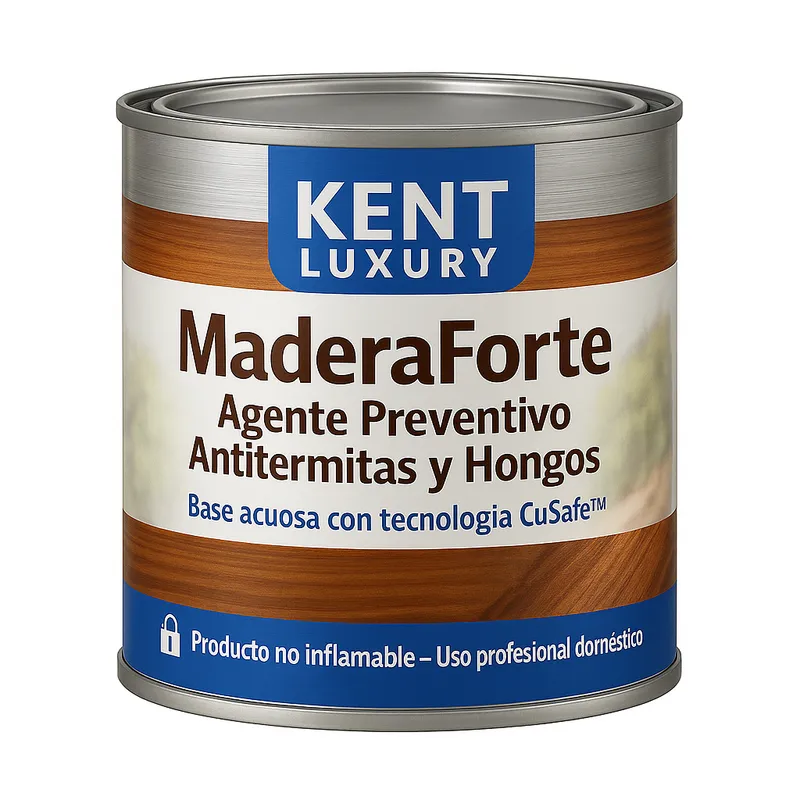 KENT - MaderaForte™  Agente Preventivo Antitermitas y Hongos con Agente Mineral CuSafe™