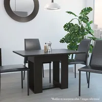 Mesa De Comedor Volterra 4 Puesto 74x120x85 Cm Wengue