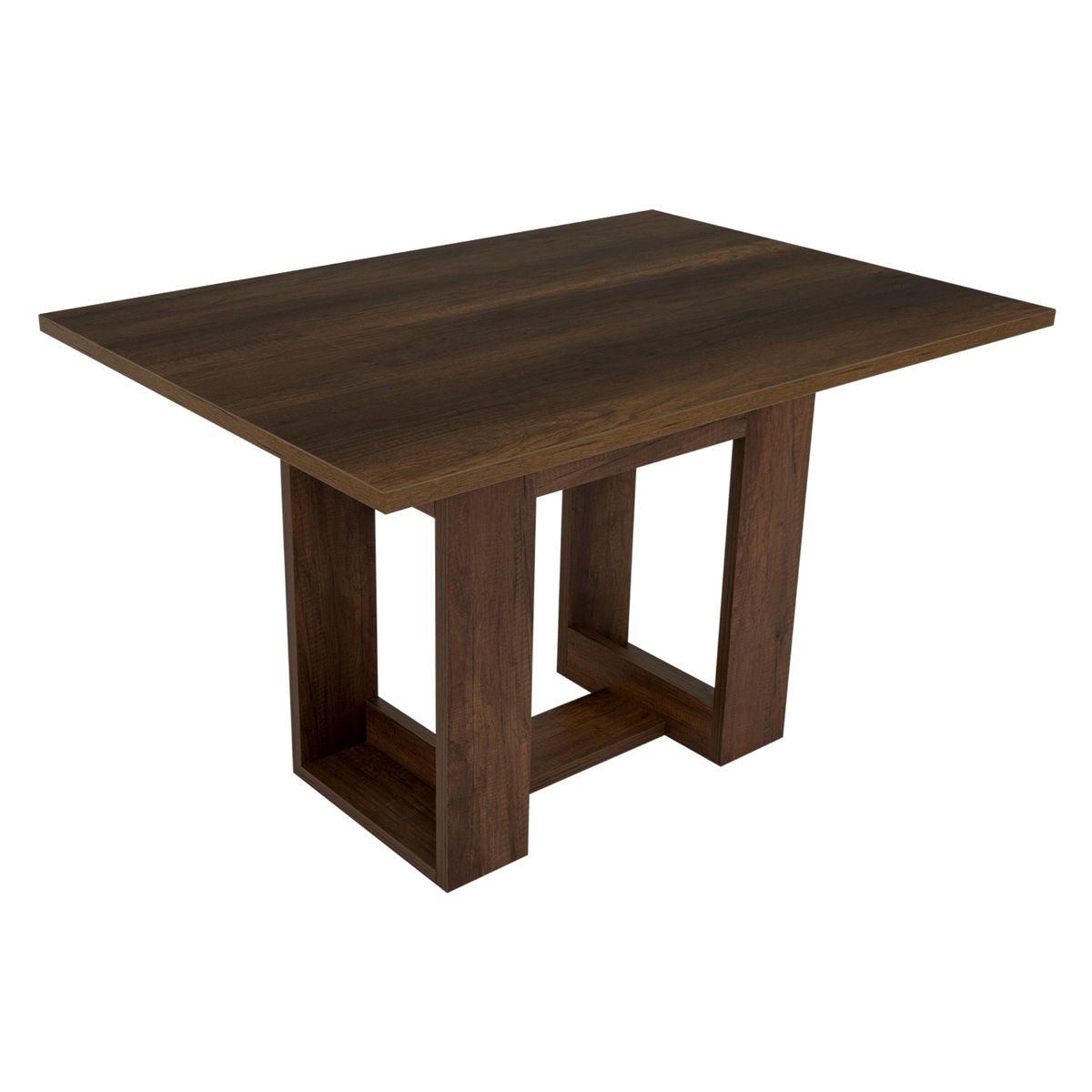 TUHOME - Mesa De Comedor Volterra 4 Puestos 74x120x85 Cmcaramelo