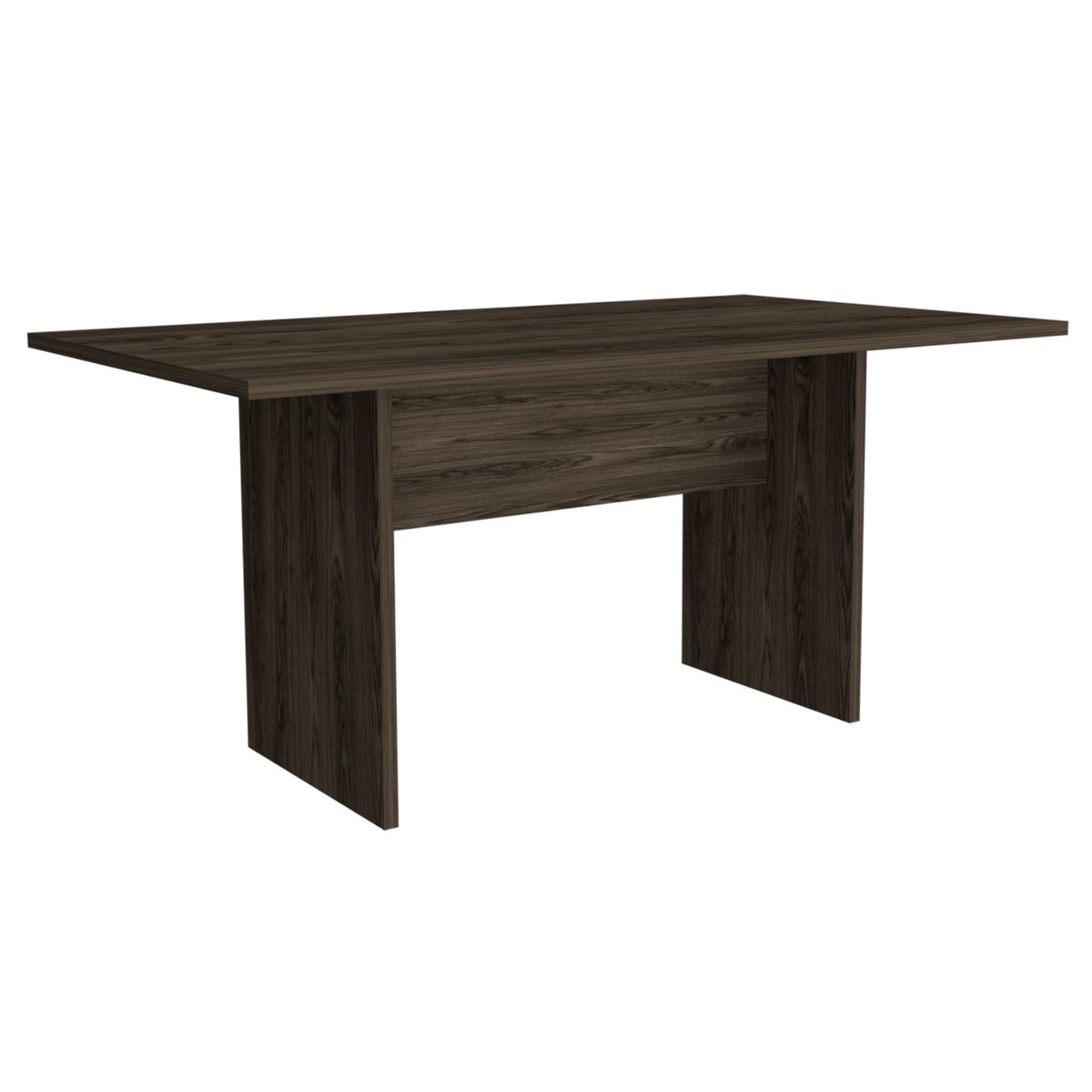 TUHOME - Mesa De Comedor Beijing 6 Puestos Coñac 746x160x90 Cm