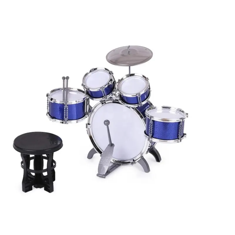GENERICO - Set Batería Musical Para Niños Juguete 5 Tambores + Piso
