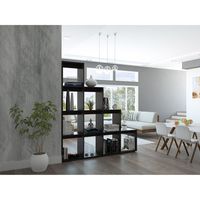 Biblioteca Escalera Beijing Wengue Y Blanco