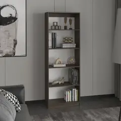 TUHOME - Estante Home-E M3 5 Niveles Milan Y Blanco