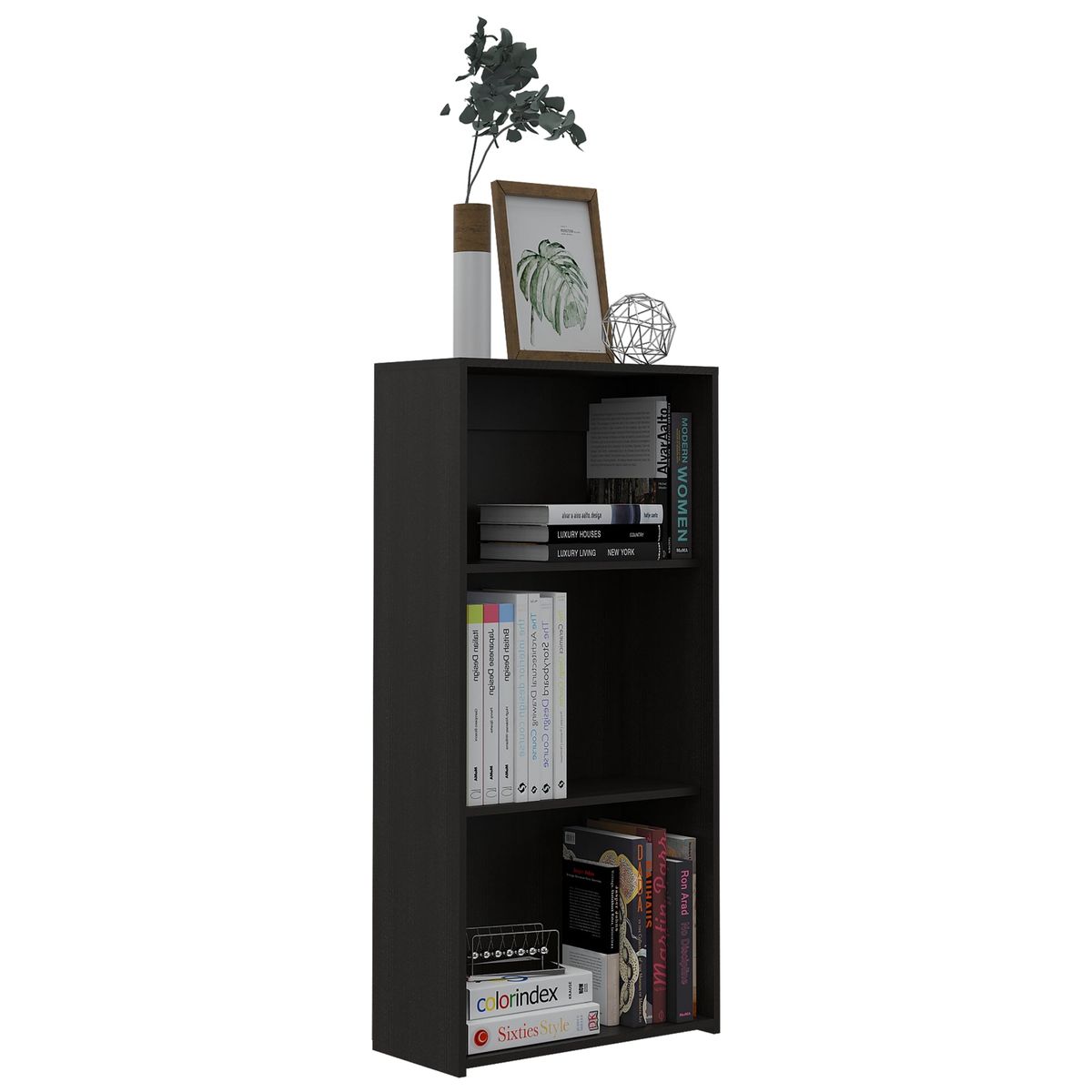 TUHOME - Biblioteca Kalo 120 Wengue 122x58x27 Cm