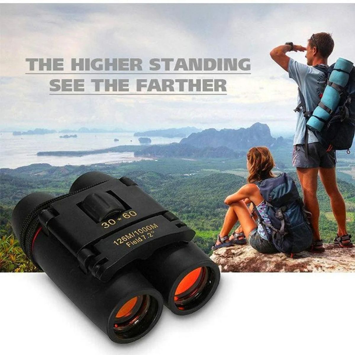 GENERICO - Binocular 30x60 Mini Binoculares Profesionales