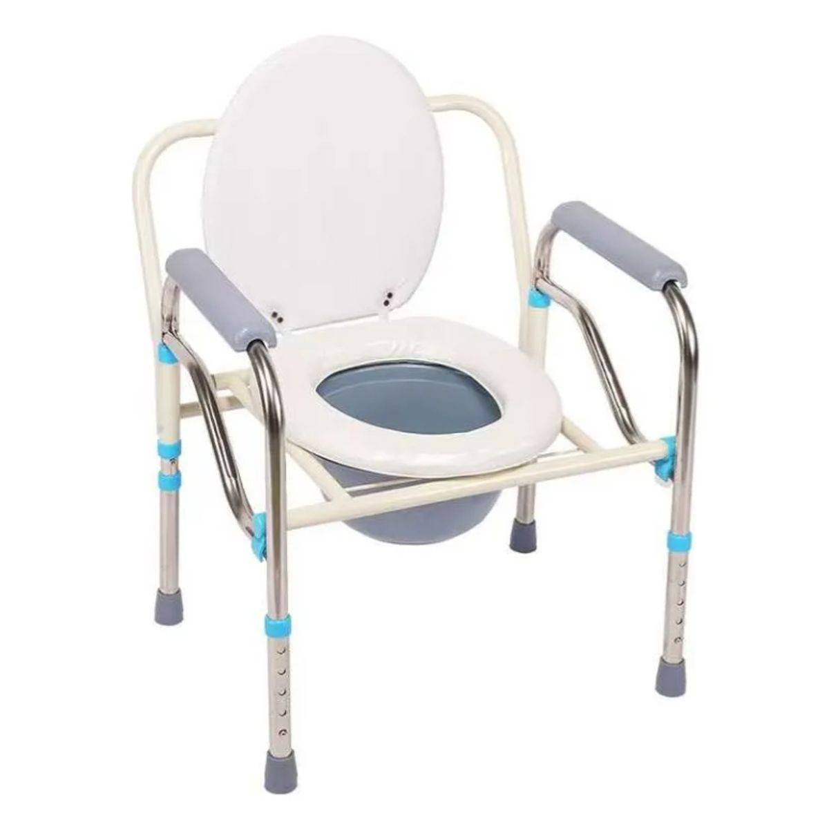 GENERICO - Silla de Ducha e Inodoro Portátil Plegable