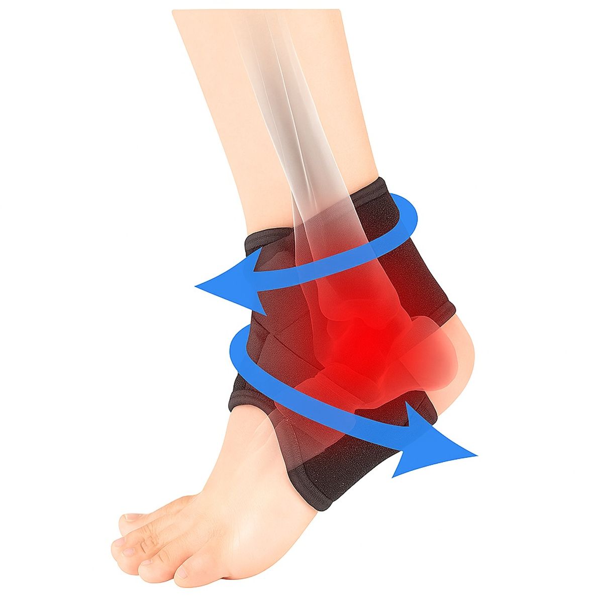 GENERICO - Tobillera De Compresion Para Niños Tobillera Ajustable Kids