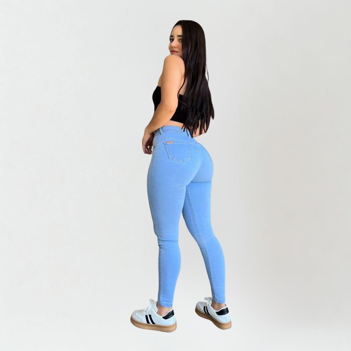 DESNIVEL - Pantalon de Mujer Leggins Elasticados Jeans Lisos