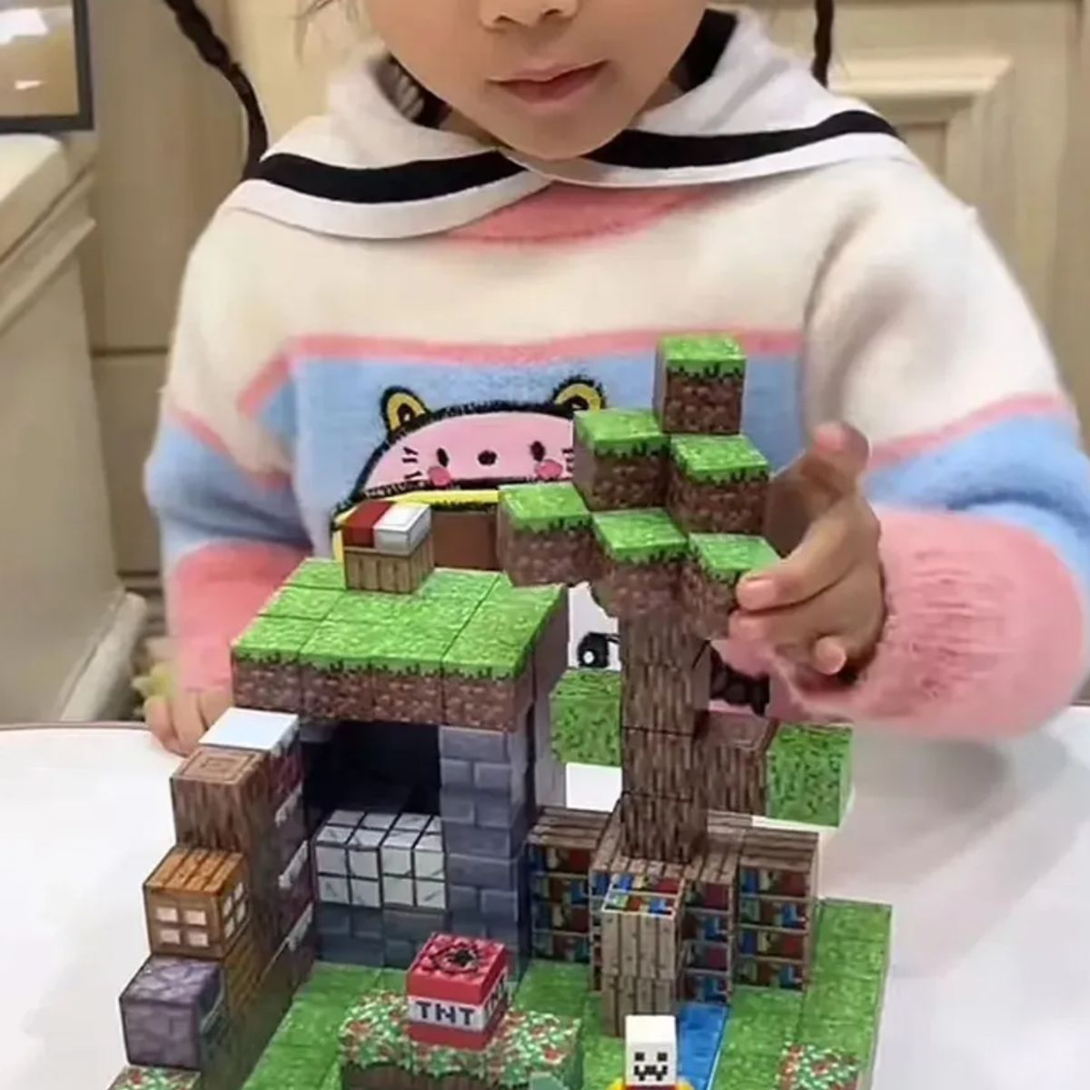 GENERICO - 120 Bloques Magnéticos Cubos