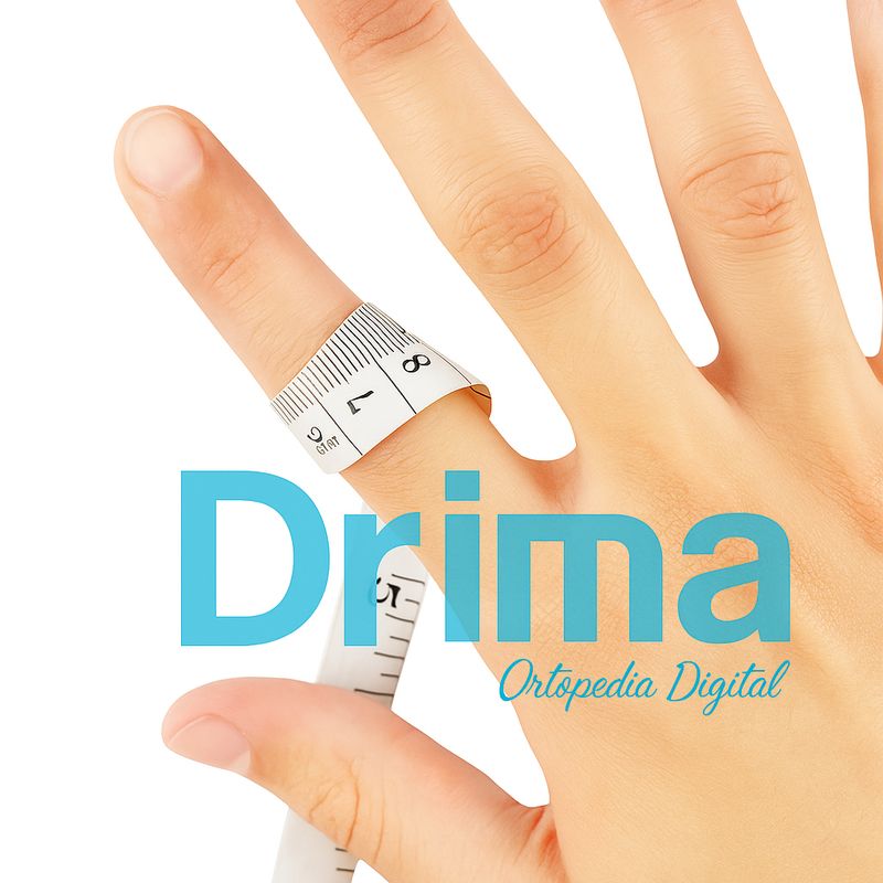 DRIMA - Ferula oval para dedo 6,7 cm
