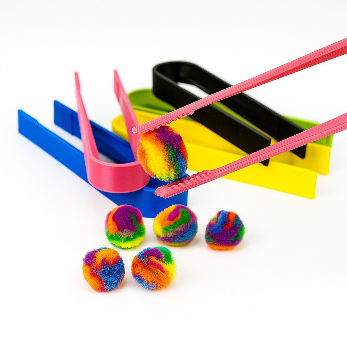 DRIMA - Set De 6 Pinzas Para Desarrollo Motricidad Fina