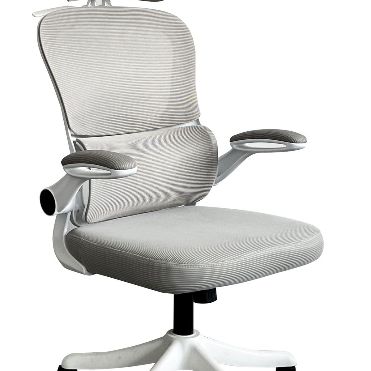 KRONE GAMING - Silla Oficina Krone Irish Mesh - Blanca