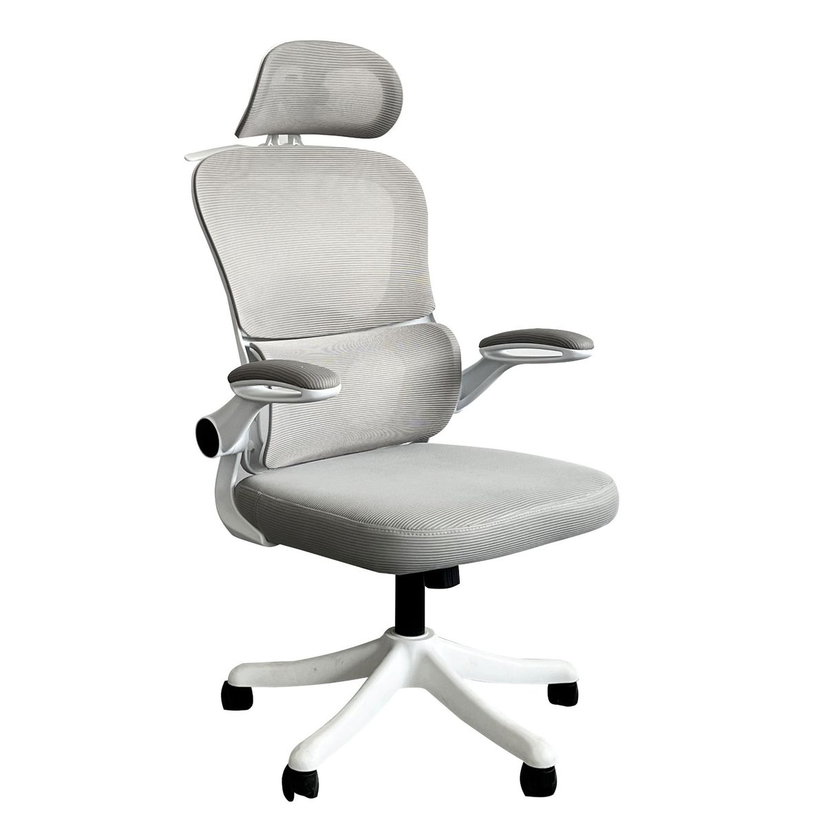 KRONE GAMING - Silla Oficina Krone Irish Mesh - Blanca