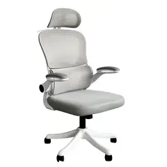 KRONE GAMING - Silla Oficina Krone Irish Mesh - Blanca