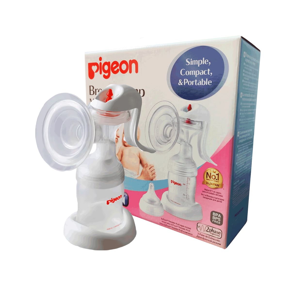 PIGEON - Extractor De Leche Manual Breast Pump Pigeon