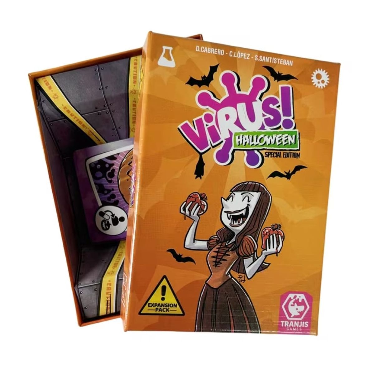 TRANJIS GAMES - Virus 3 Hallowen El Juego Infeccioso de Cartas en Español