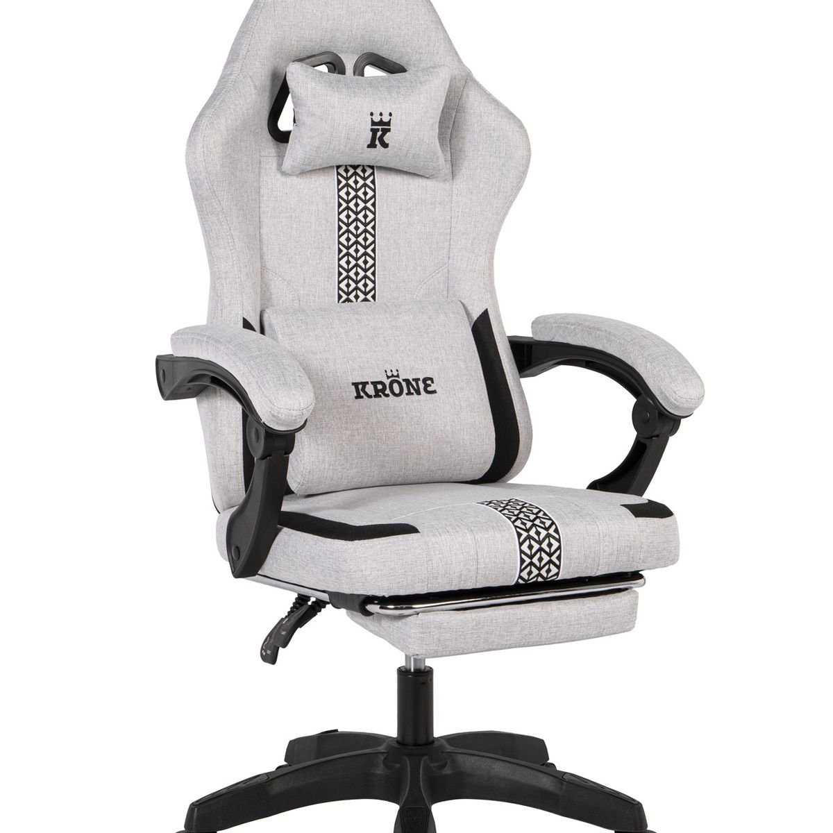 KRONE GAMING - Silla Gamer Oficina Krone Reclinable Fabric - Arena