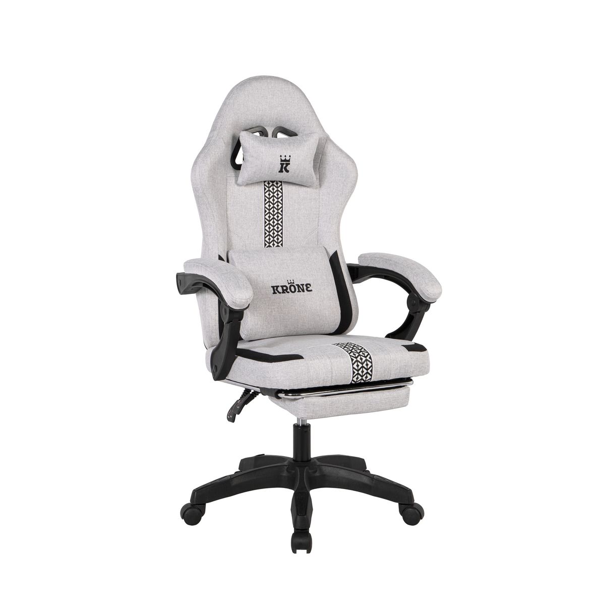 KRONE GAMING - Silla Gamer Oficina Krone Reclinable Fabric - Arena
