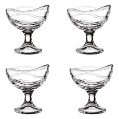 GENERICO - Set De 4 Copas De Postre 300cc Florencia