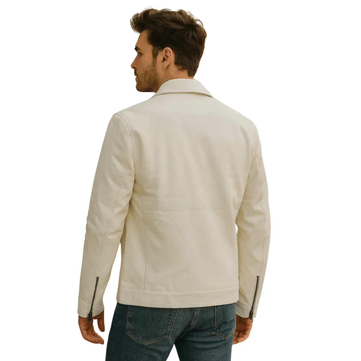 D'JOE - Chaqueta Ecocuero Clasica Hombre Verona