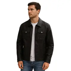 D'JOE - Chaqueta Ecocuero Clasica Hombre Verona