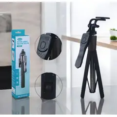 GENERICO - Palo De Selfie Extensible Control Remoto Trípode