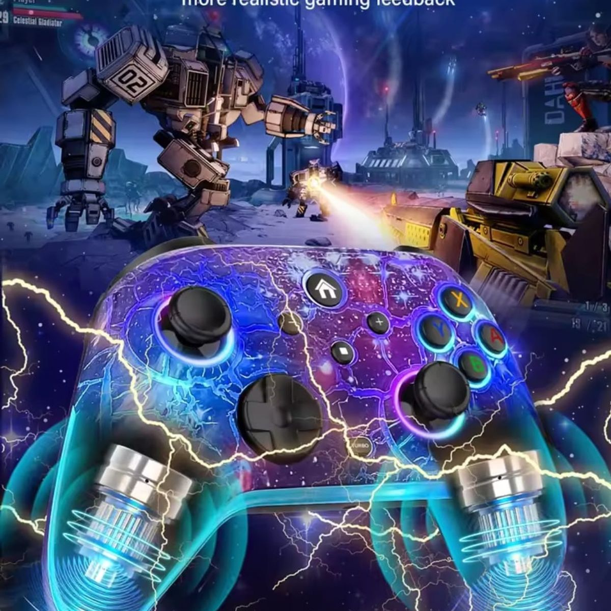 GENERICO - Control Gamepad Pro Para Nintendo Switch 1 y 2, Pc, Android