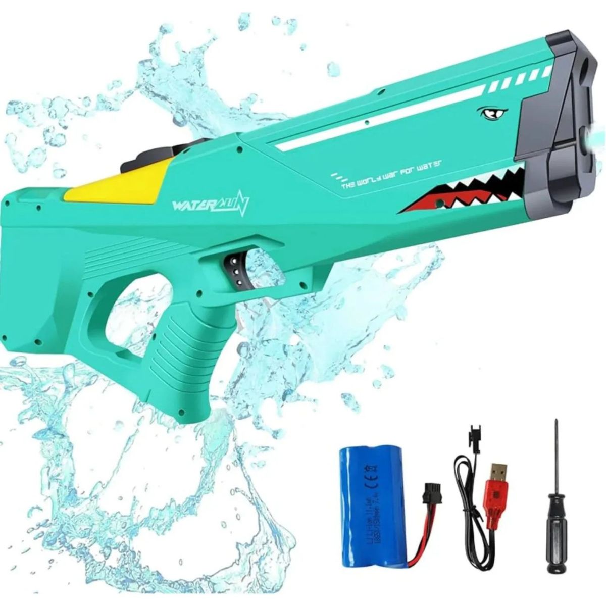 MOVI - Pistola de Agua Blaster Tiburón  recargable