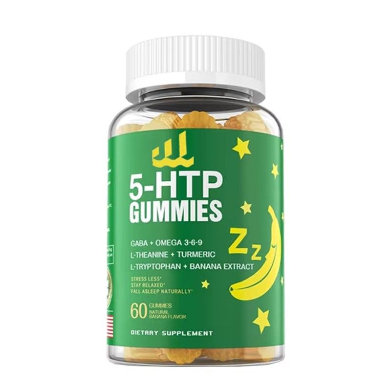 GENERICO - Pure 5-htp 200mg Gomitas Vitamina D3 Omega 3 6 9 Curcuma 60u