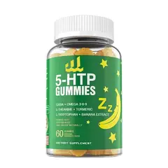 GENERICO - Pure 5-htp 200mg Gomitas Vitamina D3 Omega 3 6 9 Curcuma 60u