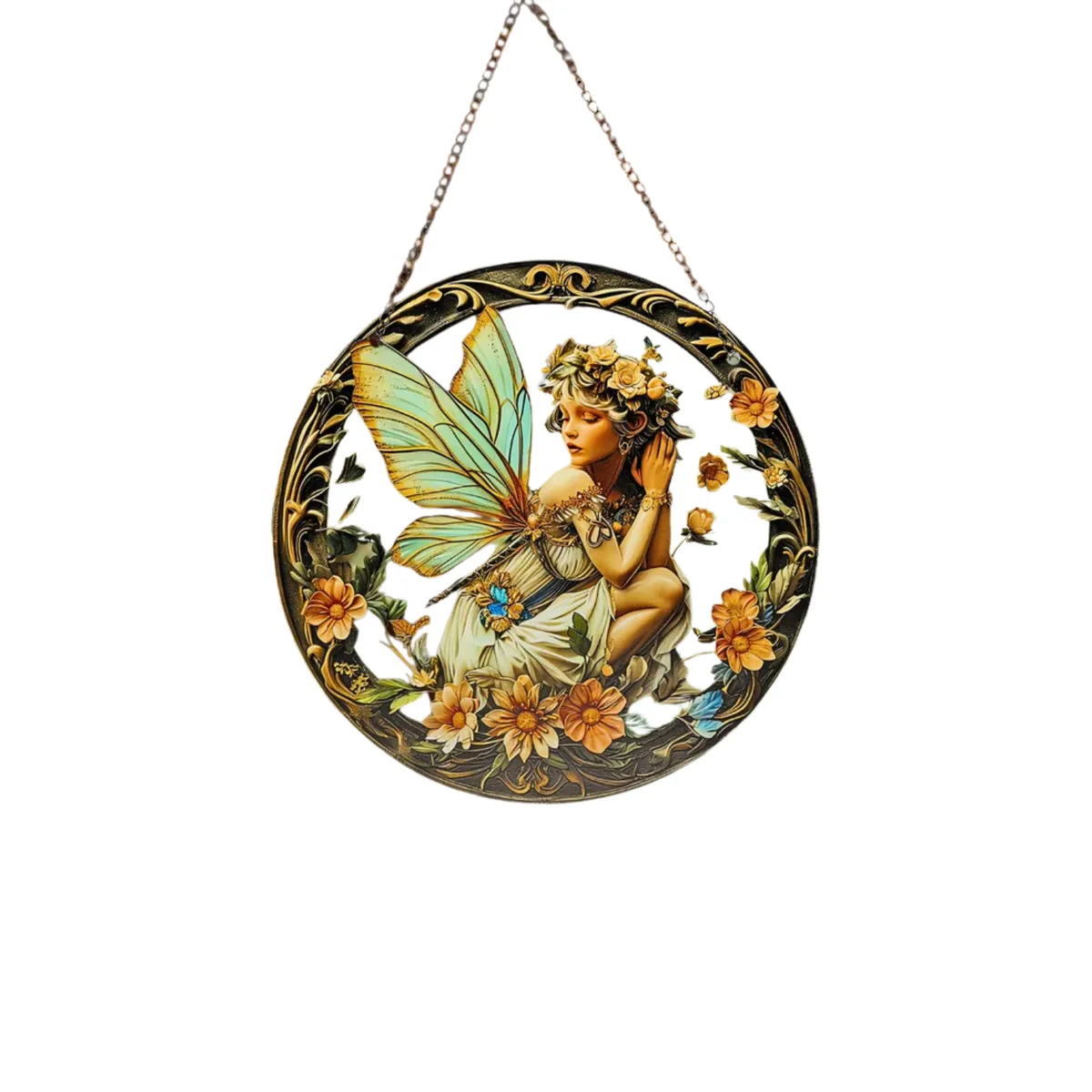 GENERICO - Adorno Colgante Acrílico Atrapasol Hada.