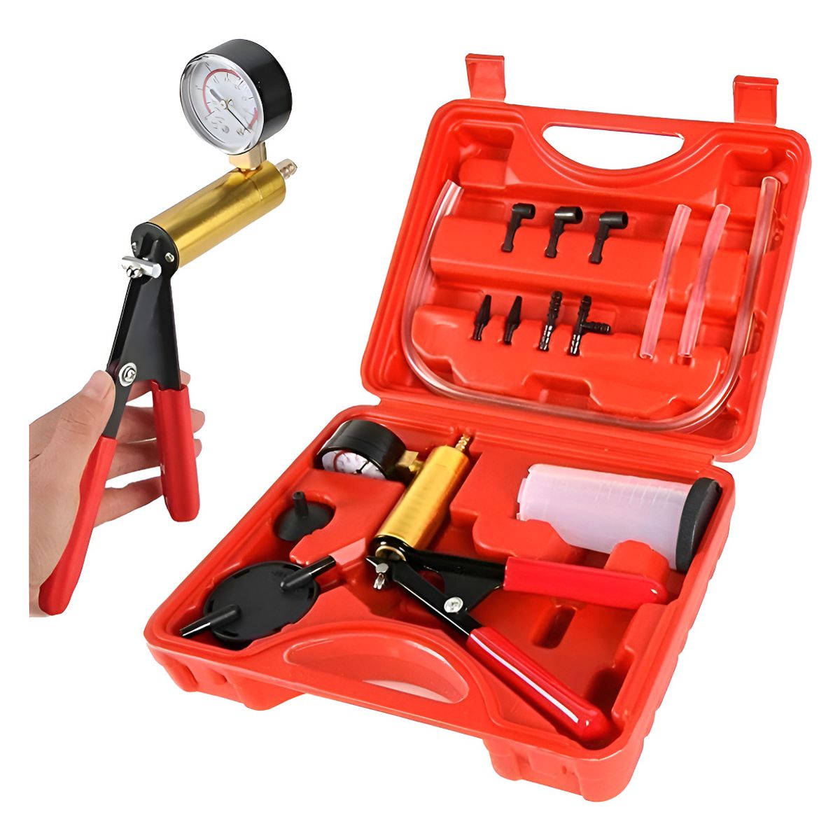 AUDOTO - Set Bomba Purgador Sangrador De Frenos Prueba De Vacío