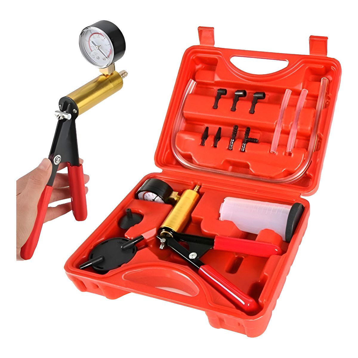 AUDOTO - Set Bomba Purgador Sangrador De Frenos Prueba De Vacío