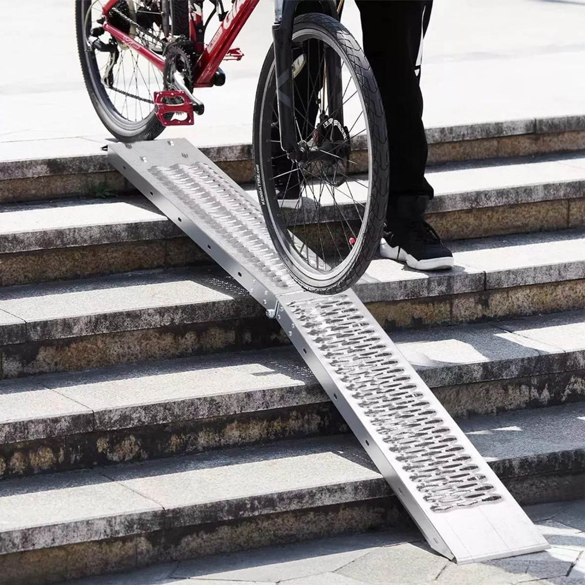 AUDOTO - Rampas Para Motocicleta Aleación Acero Carga 350kg Plegable