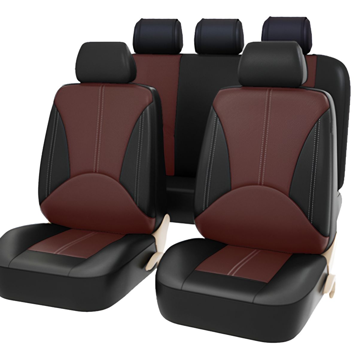 AUDOTO - Set Funda Cubre Asientos Ecocuero 9pc